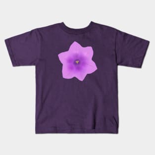 Pretty Purple Petunia Kids T-Shirt